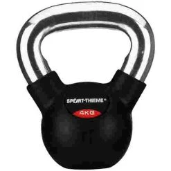 Sport-Thieme Rubber-Coated, Smooth Chrome-Handled Kettlebell 27 Sport-Thieme Rubber-Coated, Smooth Chrome-Handled Kettlebell -Sport-Thieme Shop 119 0801