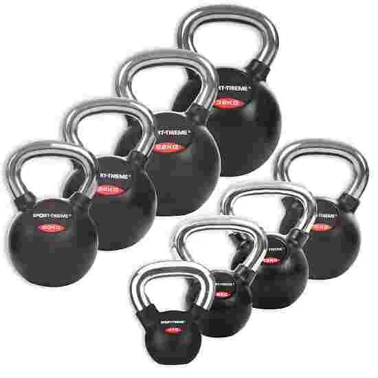Sport-Thieme Rubberised, Smooth Chrome-Handled Set Kettlebell - Image 3